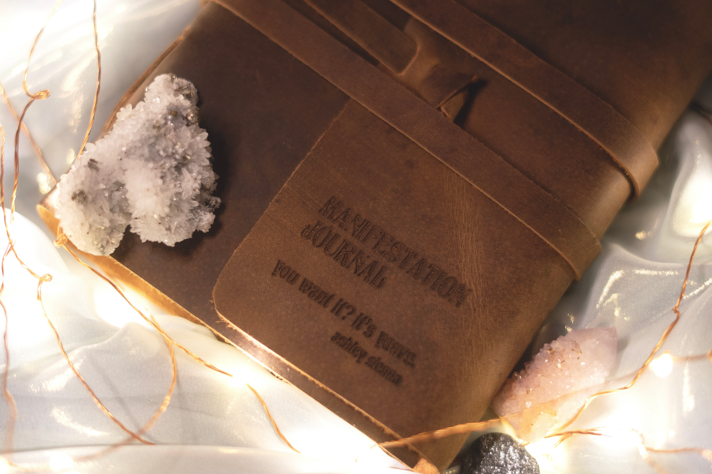 leather manifestation journal